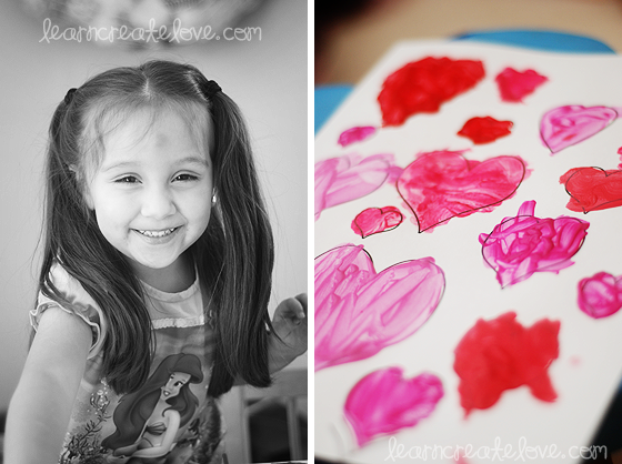 Working hard on her craft!