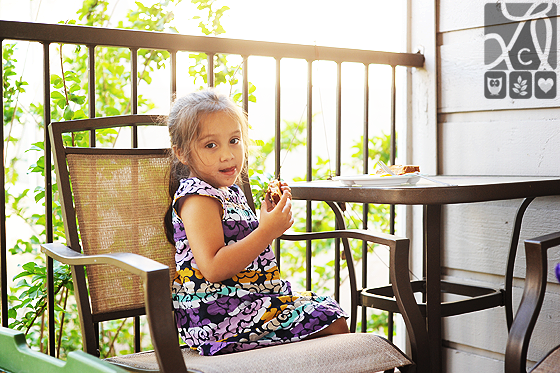 Lunch on the patio