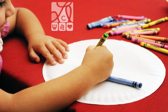 Coloring the flower