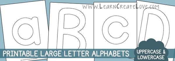 Printable Letters Numbers Learncreatelove