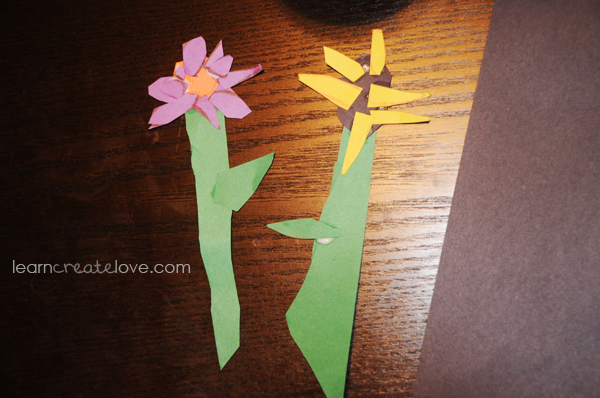 Lorelai's Flowers ~ she did these all on her own.