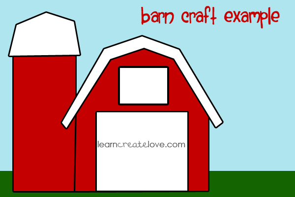 Printable Barn Craft Learncreatelove