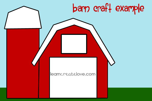 Printable Barn Craft