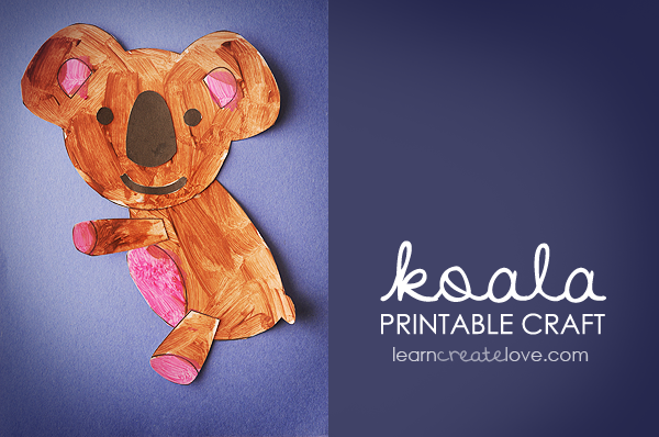 Free Printable Koala Craft