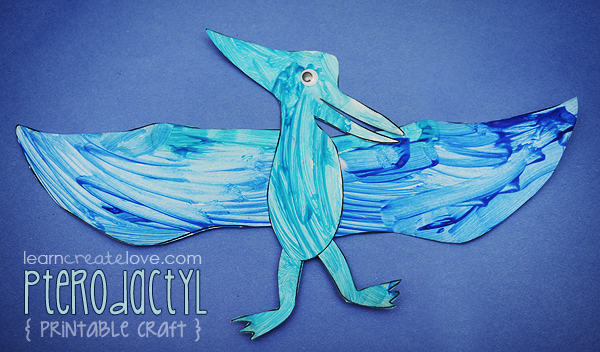 Printable Pterodactyl Craft