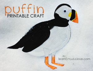 Printable Puffin Craft