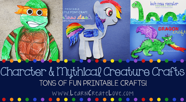 Character & Mythical Creature Crafts | LearnCreateLove