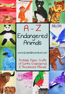 A-Z Endangered Animal Crafts