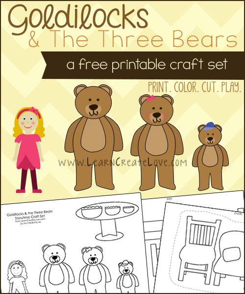 Free Printable Goldilocks And The Three Bears Story Sequencing Pictures Printable Templates