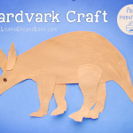 Aardvark Printable Craft