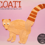 Coati Printable Craft