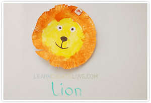 Simple Paper Plate Lion Craft