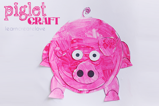 Piglet Printable Craft