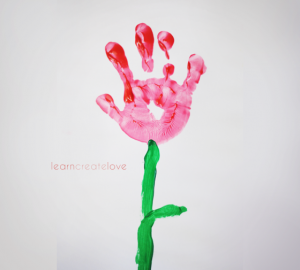 { Handprint Flowers }