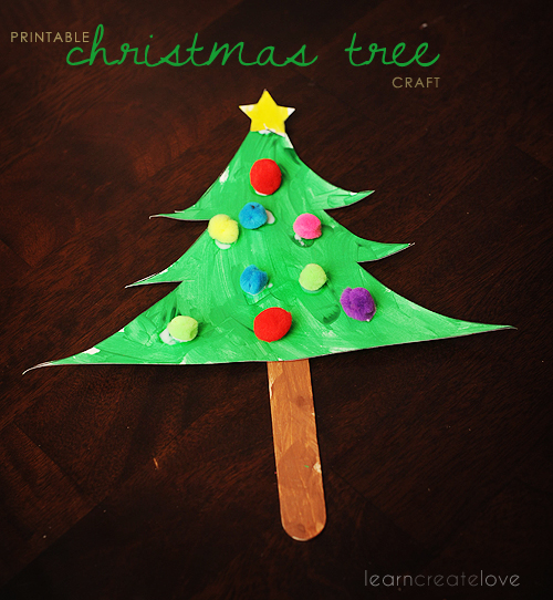 Printable Christmas Tree Craft