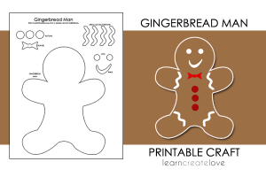 Printable Gingerbread Man Craft
