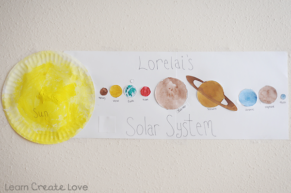 paper solar system crafts