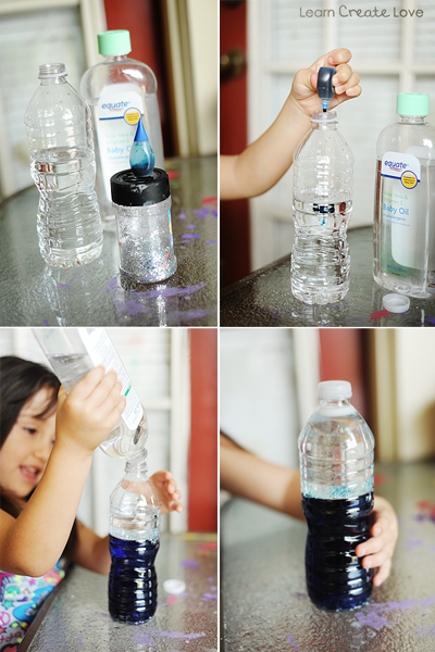 Make a Wave Bottle for Kids to Explore - hands on : as we grow