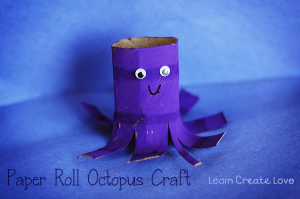 Paper Roll Octopus Craft