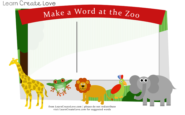 Word Practice: Zoo Edition