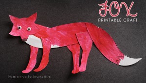 Printable Fox Craft