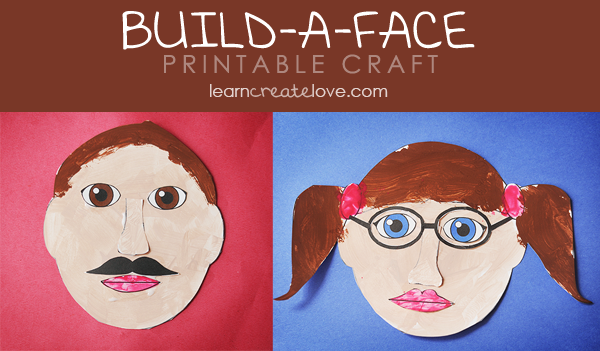 Build a Face Printable Craft