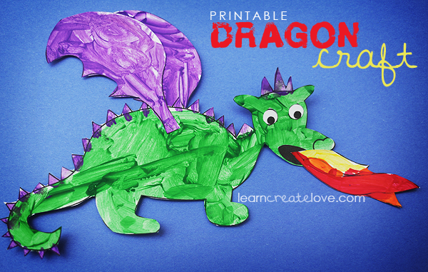 Printable Dragon Craft