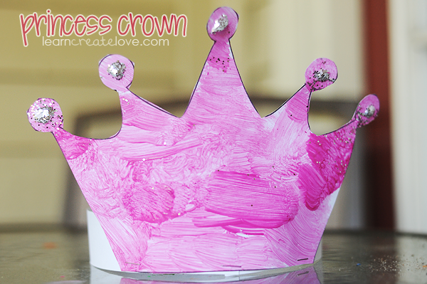Princess Crown Craft with Printable