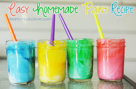 Easy Homemade Paint Recipe