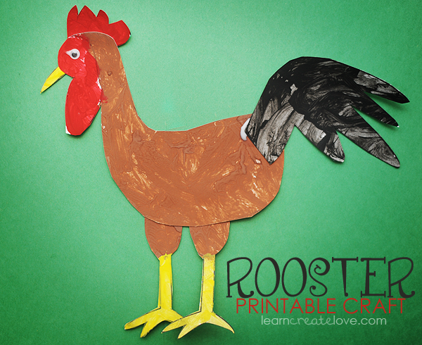 Printable Rooster Crafts for Kids - WeHaveKids