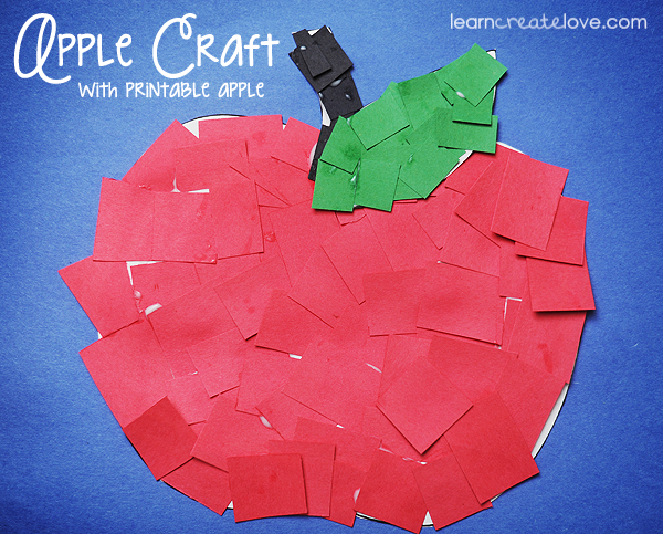 Printable Apple Craft