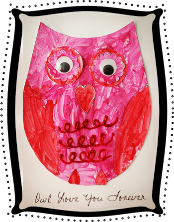 Lovely Owl Craft Printable Craft