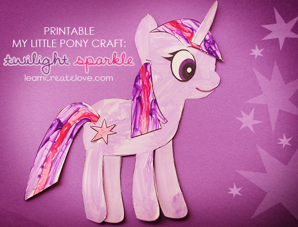 My Little Pony Craft: Twilight Sparkle