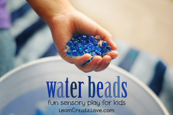 { Water Beads Sensory Play }