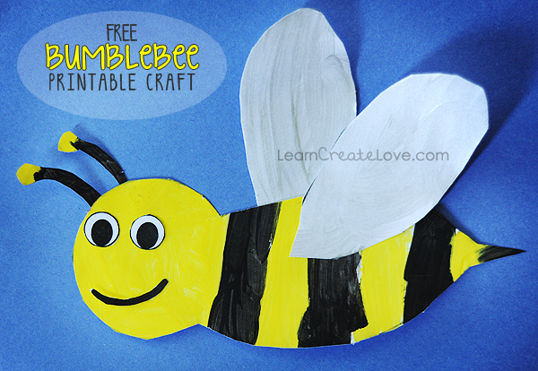 Printable Bumblebee Craft