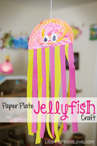 Paper Plate Jellyfish Craft