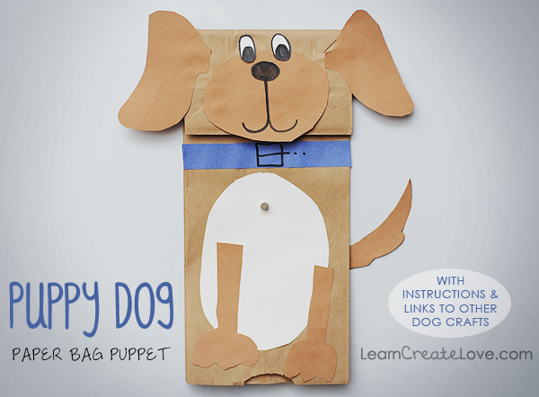 Paper Bag Puppy Dog Craft