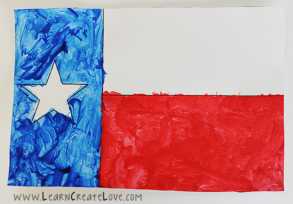 Texas Printables: Flag & State Outline