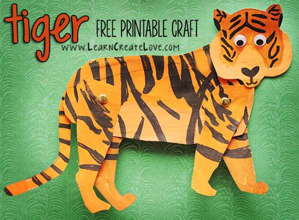 Tiger Printable Craft