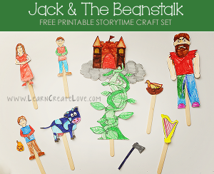 Printable Storytime Craft: Jack and the Beanstalk