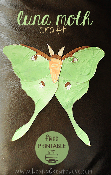 Luna Moth Printable Craft