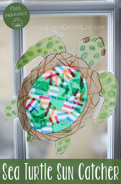 Sea Turtle Sun-Catcher Craft