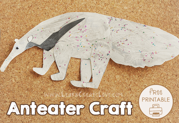 Anteater Printable Craft