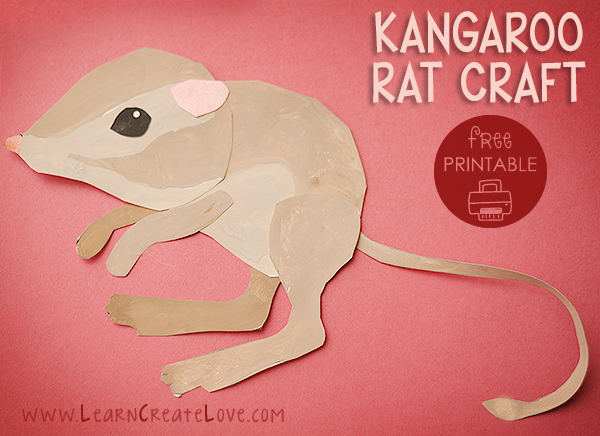 Kangaroo Rat with Printable