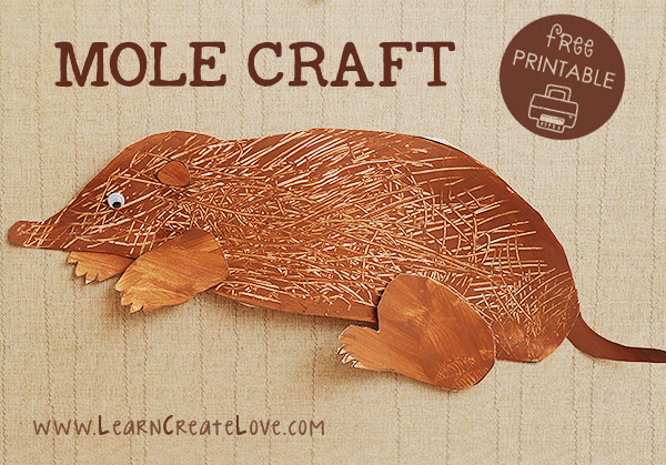 Mole Printable Craft