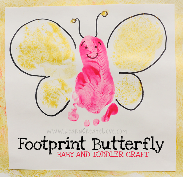 Footprint Butterfly Craft