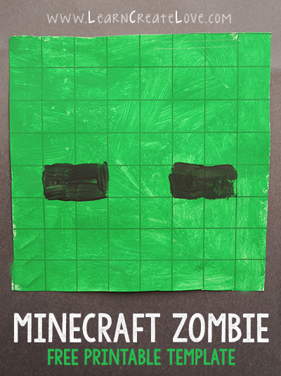 Printable Minecraft Zombie Craft