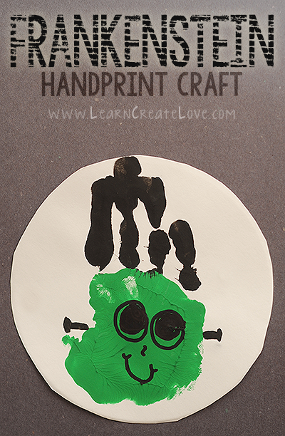 Handprint Frankenstein Craft