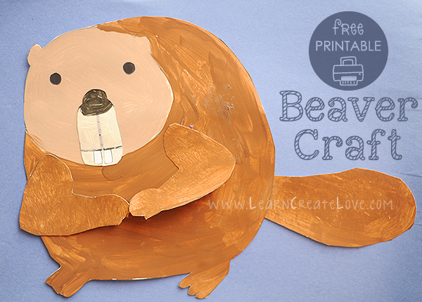 Printable Beaver Craft