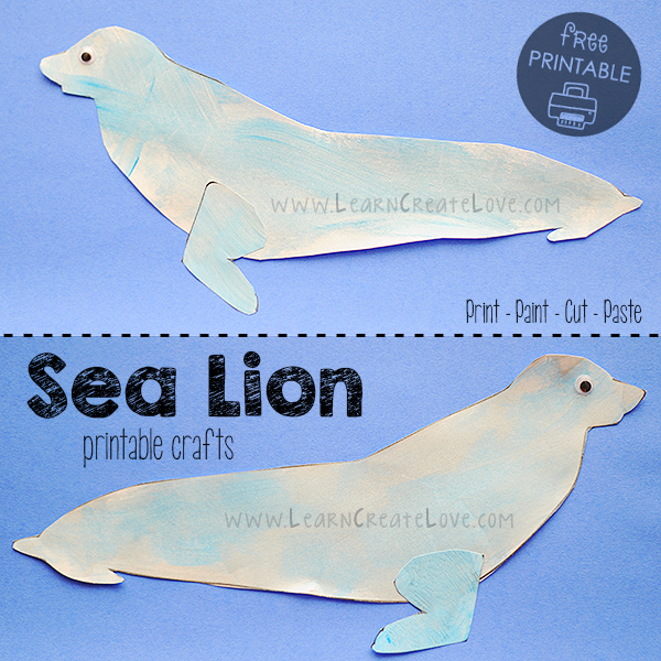 Sea Lion Printable Craft